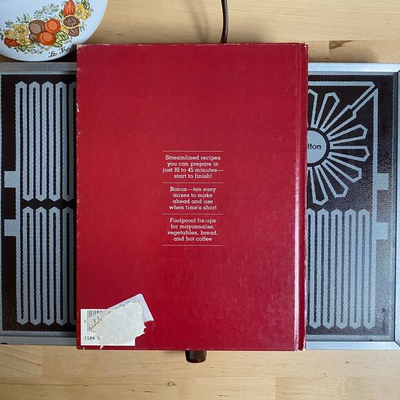 Vintage 1983 Better Homes & Garden Fix It Fast Hardcover Cookbook - Picture 2 of 9